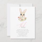 スウィートリトルバニーサンキューカード サンキューカード (正面)