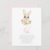 スウィートリトルバニーサンキューカード サンキューカード (正面/裏面)