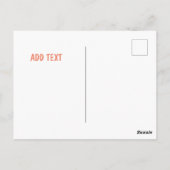 スウィートリトルバニーハッピーイースターかわいいカード ポストカード (裏面)