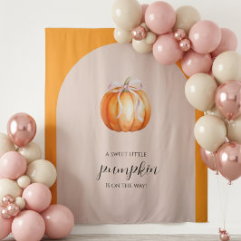 スウィートリトルパンプキンガールベイビーシャワー タペストリー