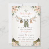 スウィートリトルパンプキン オータムベイビーシャワー招待状 招待状 (正面)