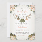 スウィートリトルパンプキン オータムベイビーシャワー招待状 招待状 (正面)