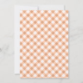 スウィートリトルパンプキン オータムベイビーシャワー 招待状 (裏面)