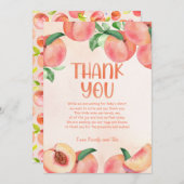 スウィートリトルピーチサンキューカード サンキューカード (正面/裏面)