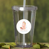 スウィートリトルピーチスムージー2nd誕生日パーティー ラウンドシール