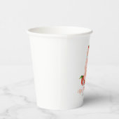 スウィートリトルピーチスムージー2nd誕生日パーティー 紙コップ (右)