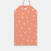 スウィートリトルピーチバースデーパーティー ギフトタグ (裏面)