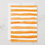 スウィートリトルピーチベイビーシャワー招待状 招待状 (裏面)