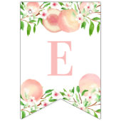 スウィートリトルピーチベビーまたはブライダルシャワーパーティー バンティングフラッグ (第3の旗)