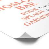 スウィートリトルピーチベビーシャワーマママオサバー ポスター (角)