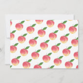 スウィートリトルピーチ1stバースデーフォト サンキューカード (裏面)