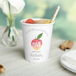 スウィートリトルピーチ1st誕生日 紙コップ