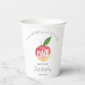 スウィートリトルピーチ1st誕生日 紙コップ (裏面)