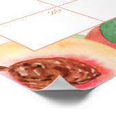 スウィートリトルピーチ 出産予定日カレンダー ポスター (角)