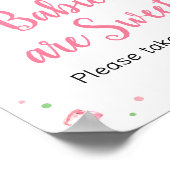 スウィートリトルベビースイカベビーは甘い ポスター (角)