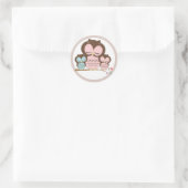 スウィートリトルママ&ツインベビーフールズオンアブランチ ラウンドシール (バッグ)