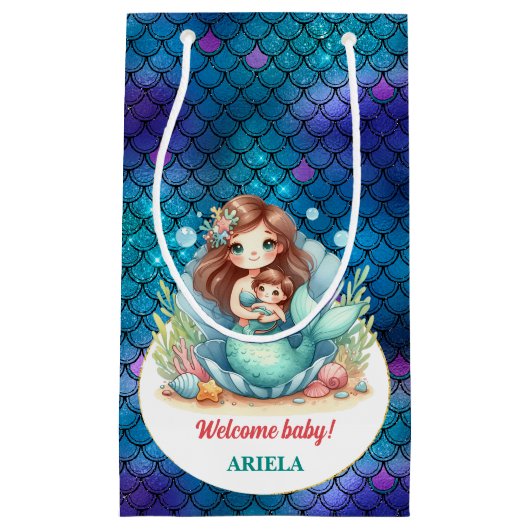 スウィートリトルマーメイドベビー スモールペーパーバッグ (正面)