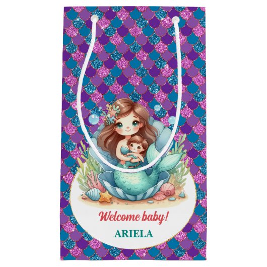 スウィートリトルマーメイドベビー スモールペーパーバッグ (正面)