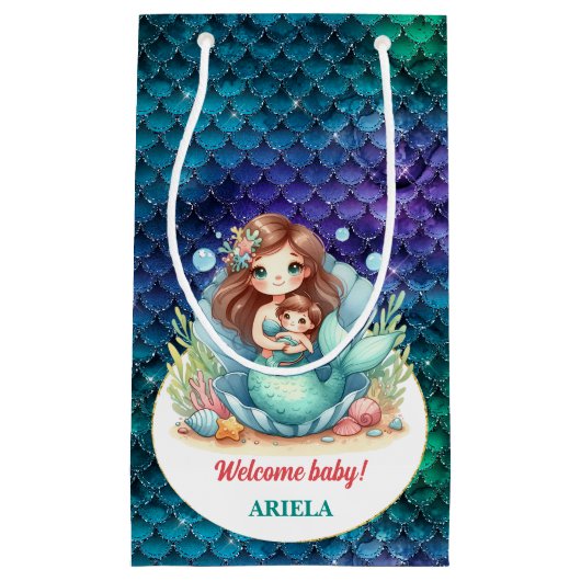 スウィートリトルマーメイドベビー スモールペーパーバッグ (正面)