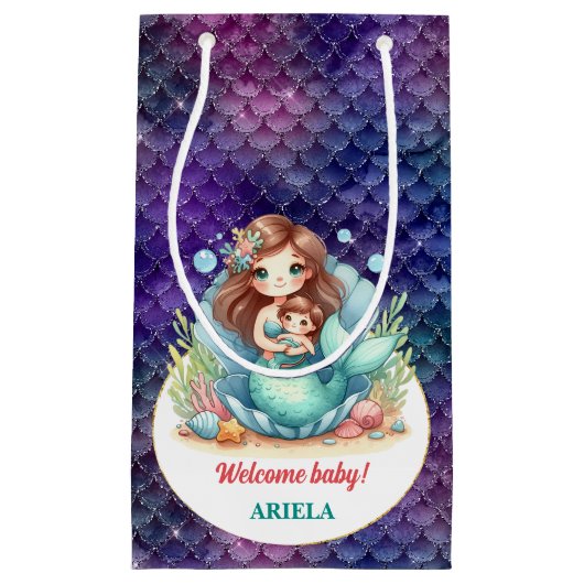 スウィートリトルマーメイドベビー スモールペーパーバッグ (正面)