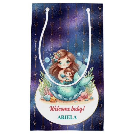 スウィートリトルマーメイドベビー スモールペーパーバッグ (正面)
