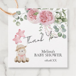 スウィートリトルラム赤面ピンクローゼズグリーンリー フェイバータグ