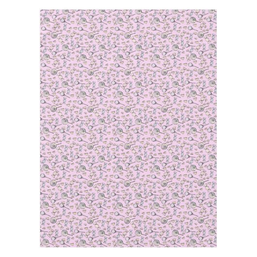 スウィートリトルワンキャンディテーマパーティー テーブルクロス (正面)