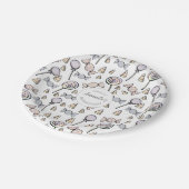 スウィートリトルワンキャンディテーマファースト誕生日 ペーパープレート (アングル)