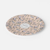 スウィートリトルワンキャンディテーマファースト誕生日 ペーパープレート (アングル)