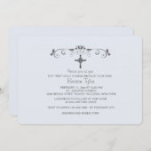 スウィートリトルワンブルー宗教招待状 招待状 (正面/裏面)