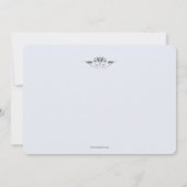 スウィートリトルワンブルー宗教招待状 招待状 (裏面)