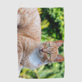 スウィートリトル子猫 ゴルフタオル (正面)