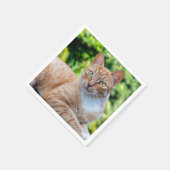 スウィートリトル子猫 スタンダードカクテルナプキン (角)