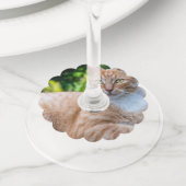 スウィートリトル子猫 ワイングラスタグ (クローズアップ)