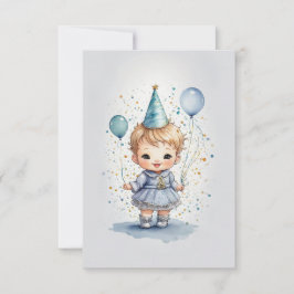 スウィートリトル誕生日ウィッシュカード カード