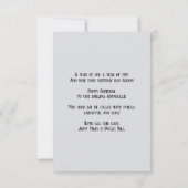 スウィートリトル誕生日ウィッシュカード カード (裏面)