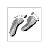 スウィートリトル足ゴム印 ラバースタンプ (インプリント)