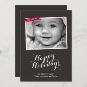 スウィートリーステッチホリデーフォトカード シーズンカード (正面/裏面)