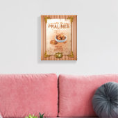 スウィートルイジアナペカンプラリーヌ キャンバスプリント (インサイチュ (リビング))