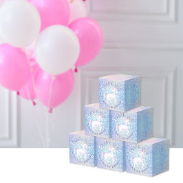 スウィートレインボーユニコーンきらびやかな誕生日パーティーの名前 フェイバーボックス