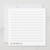 スウィートレシピトレーディングカードコレクション (裏面)