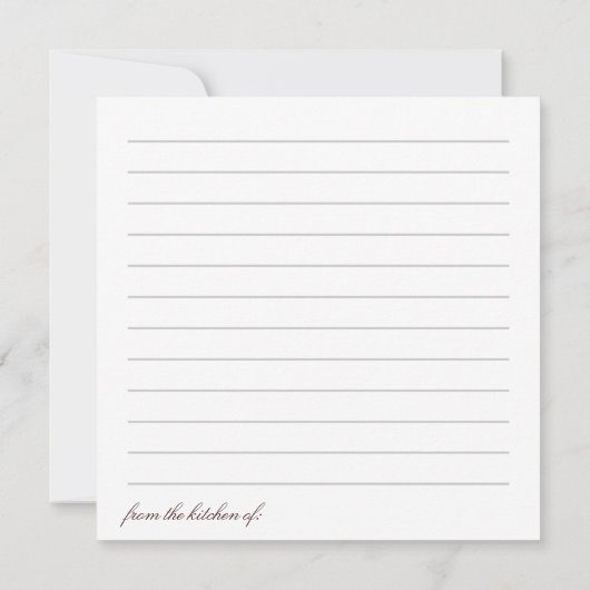 スウィートレシピトレーディングカードコレクション (裏面)