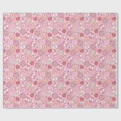 スウィートレトロバレンタイン ラッピングペーパー (フラット)