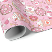 スウィートレトロバレンタイン ラッピングペーパー (ロールコーナー)