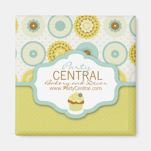 スウィートレトロビジネスマグネット マグネット (正面)