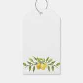 スウィートレモン&グリーンリーギフトメッセージカードサンキューユナイテッド ギフトタグ (裏面)