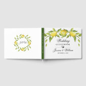 スウィートレモン&グリーン結婚リー ゲストブック (全面)