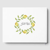 スウィートレモン&グリーン結婚リー ゲストブック (裏面)