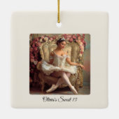 スウィートロセバレエソイレカスタム セラミックオーナメント (裏面)