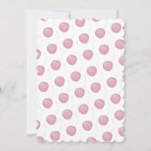 スウィートワンさくらんぼケーキバニー招待状 招待状 (裏面)